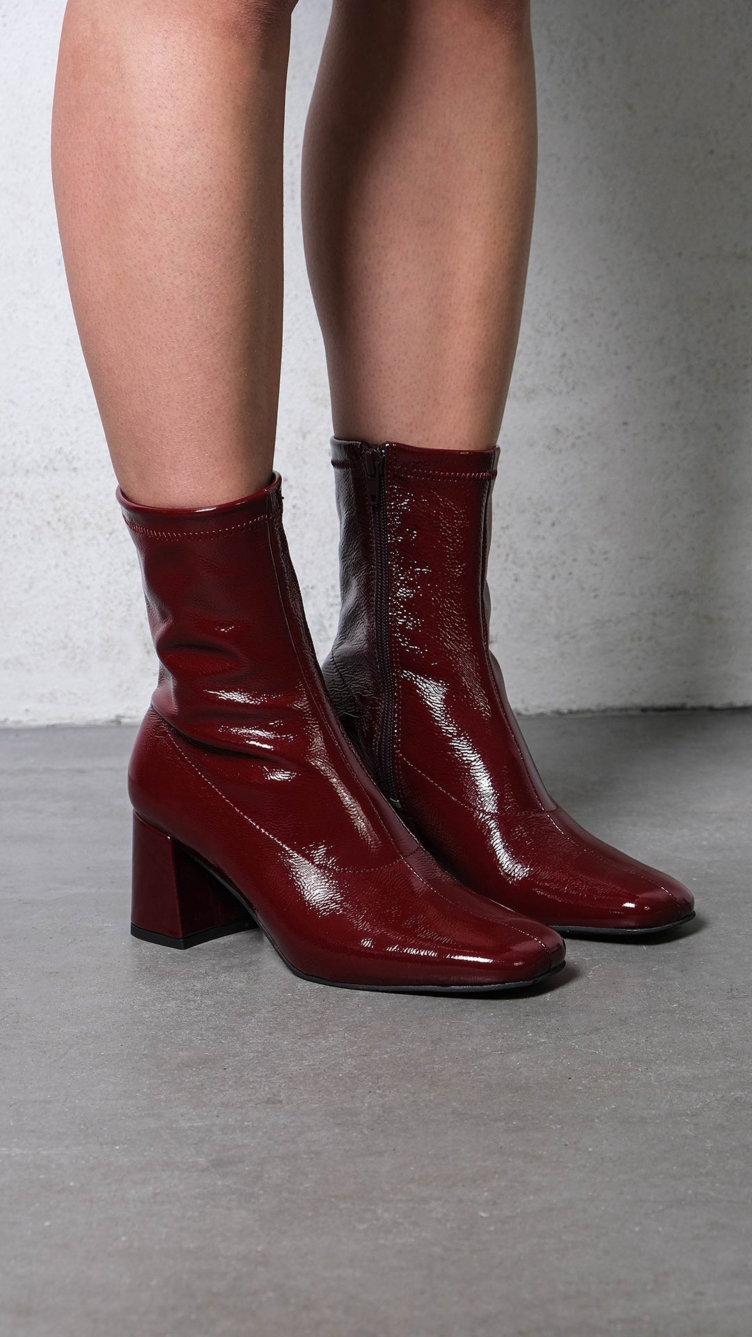 Botins Mulher Salto Médio