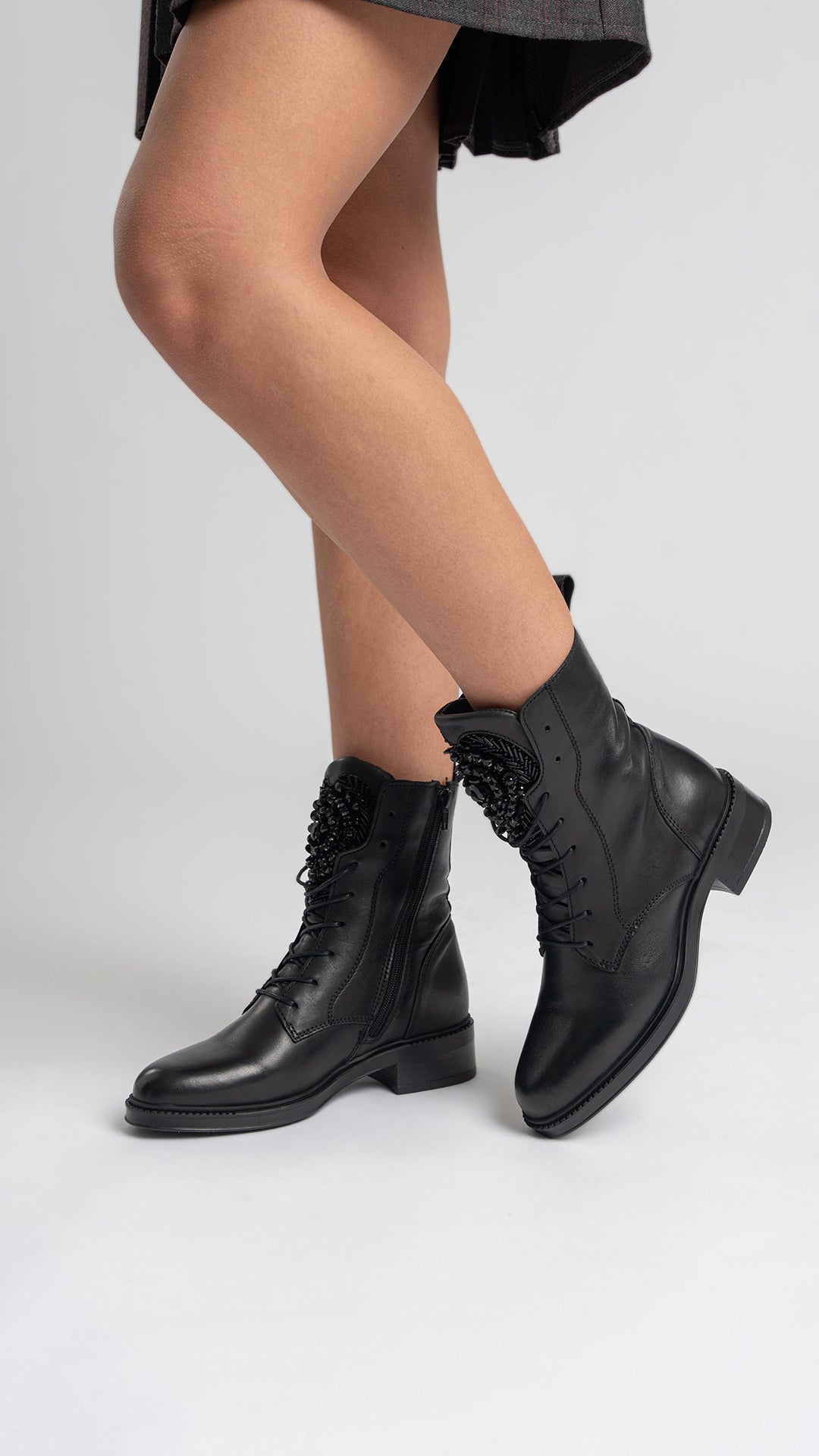 Botins Mulher Salto Raso