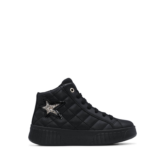Sapatilha Casual Criança Pele Preto