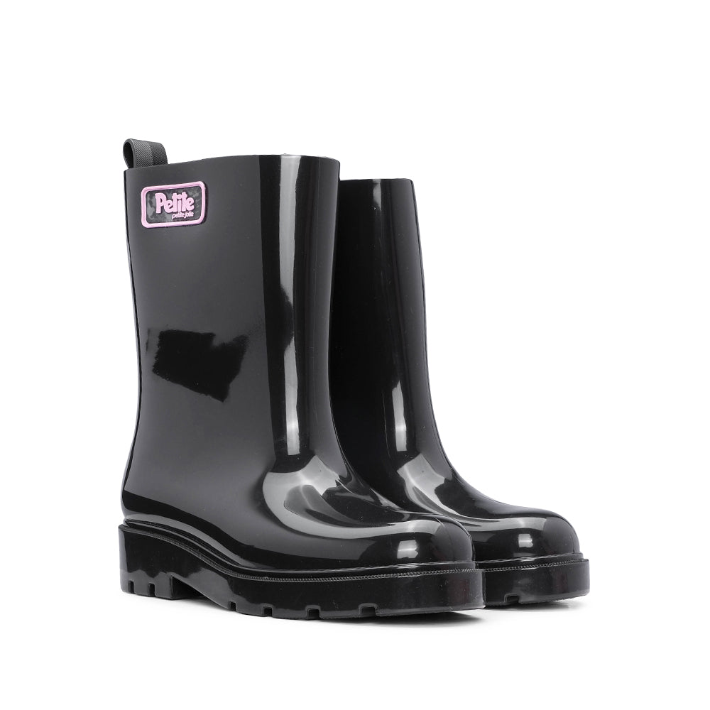 Bota Galochas Criança Preto