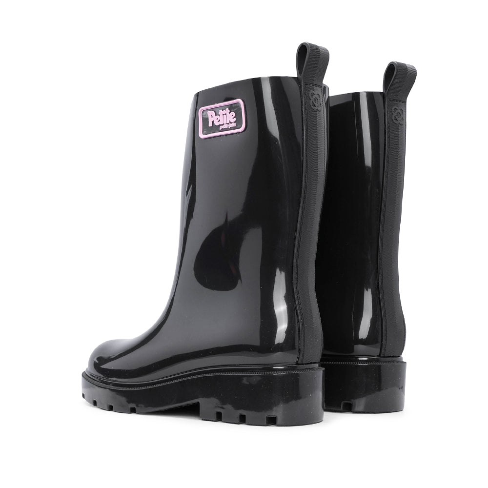 Bota Galochas Criança Preto