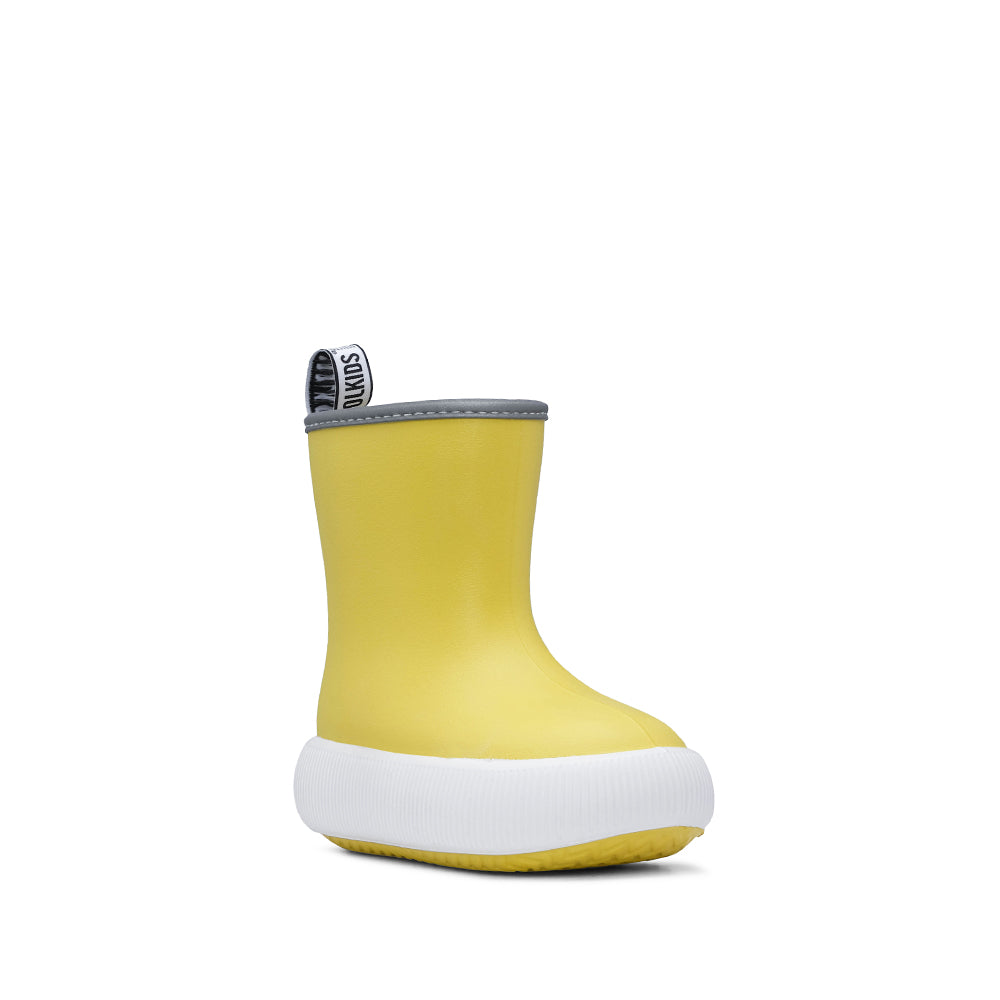 Bota Impermeável Criança Pele Sintética Amarelo
