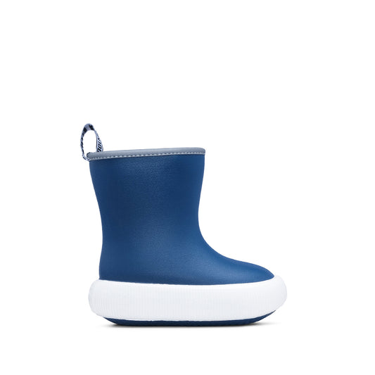 Bota Impermeável Criança Pele Sintética Azul Marinho