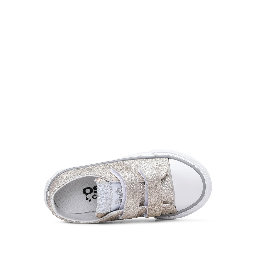 Sapatilha Casual Menina Dourado