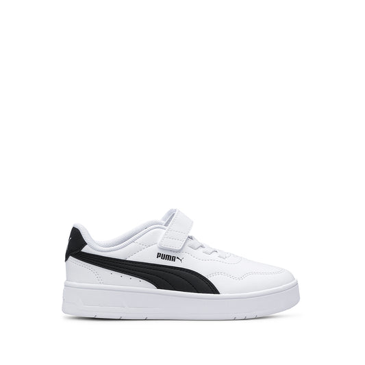 Sapatilha Casual Criança Branco E Preto