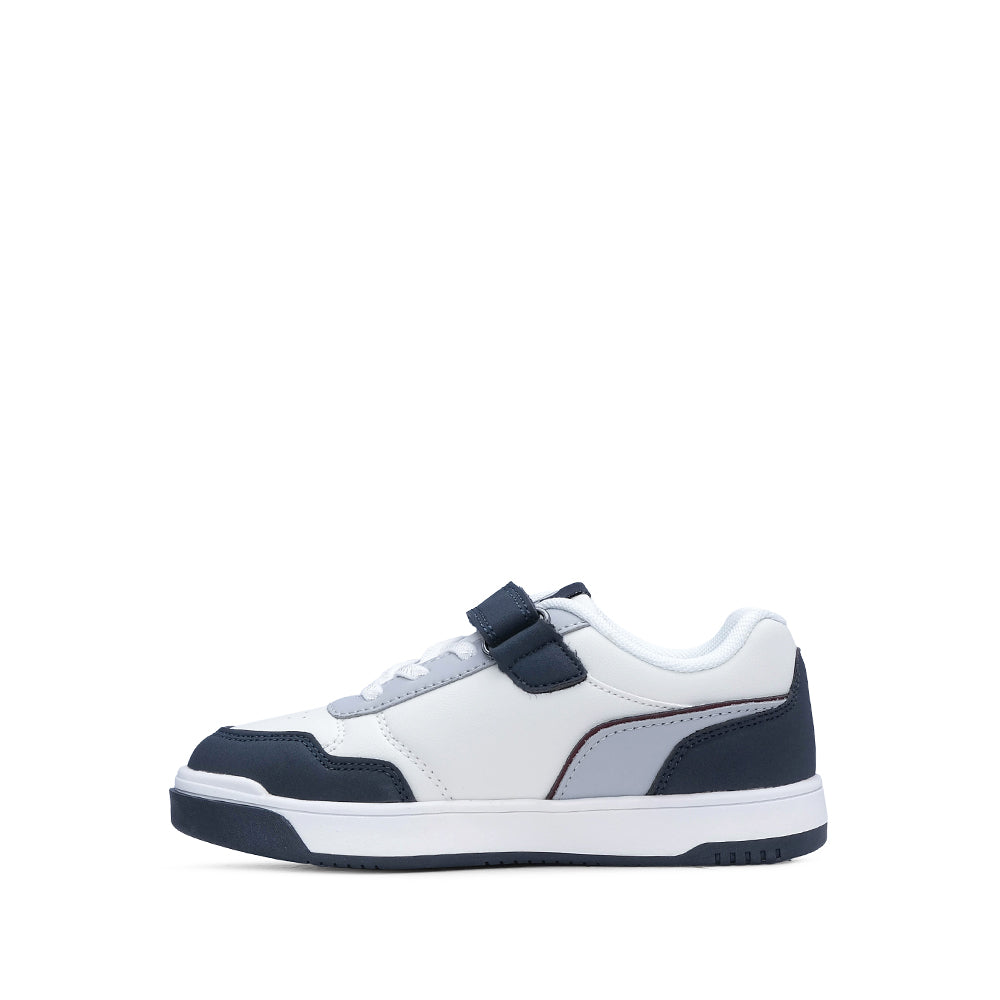 Sapatilha Casual Criança Branco E Azul