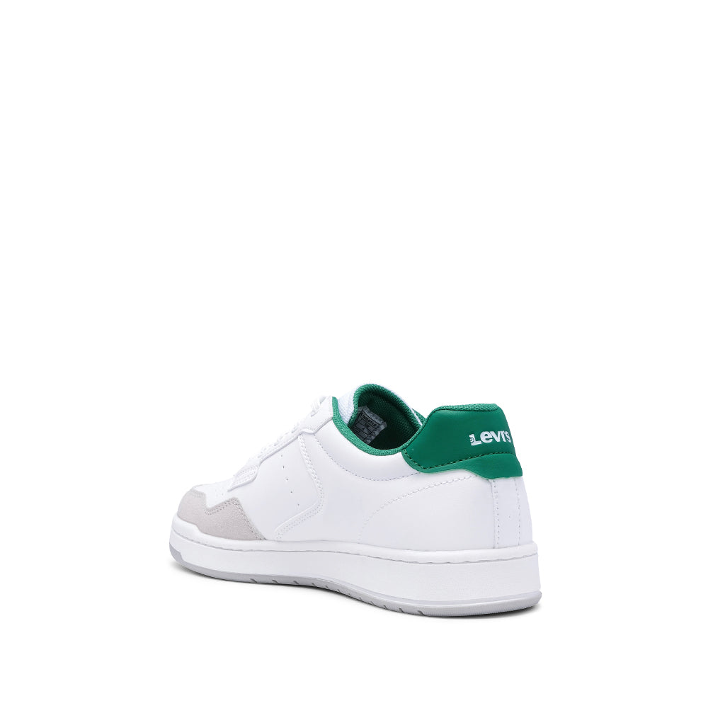 Sapatilha Casual Criança Pele Sintética Branco E Vermelho