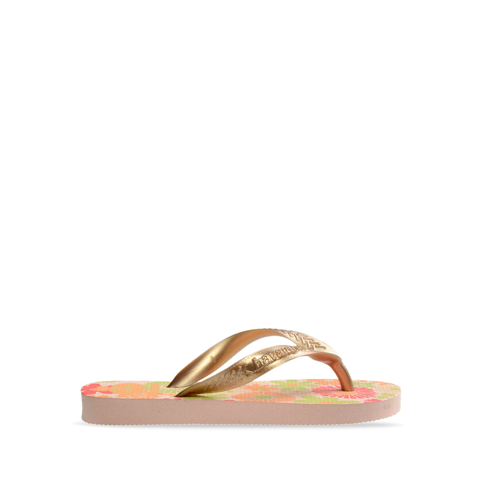 Chinelo Praia Criança Dourado
