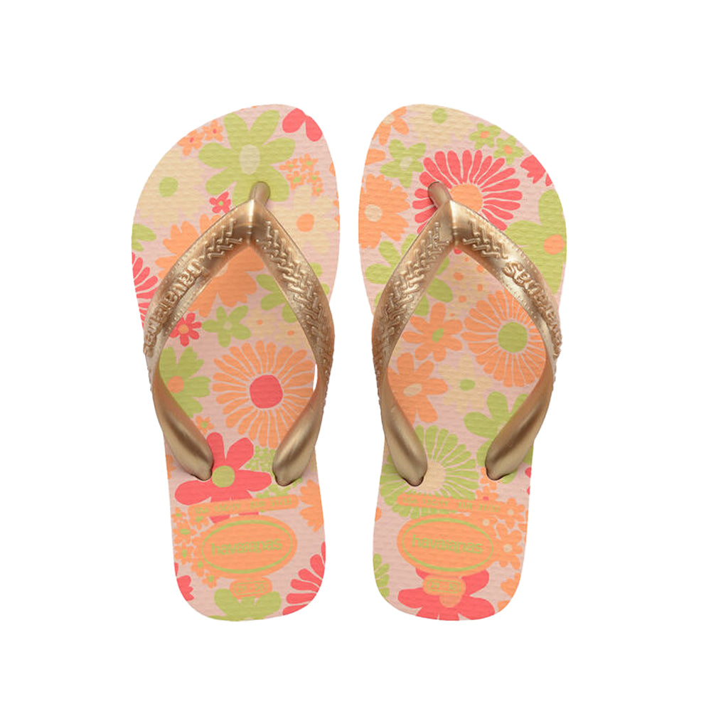 Chinelo Praia Criança Dourado