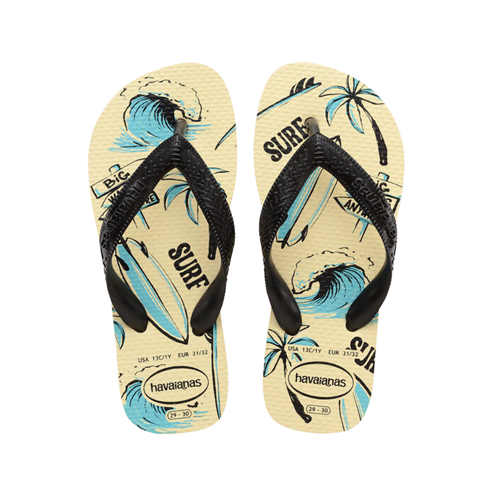 Chinelo Praia Criança Preto