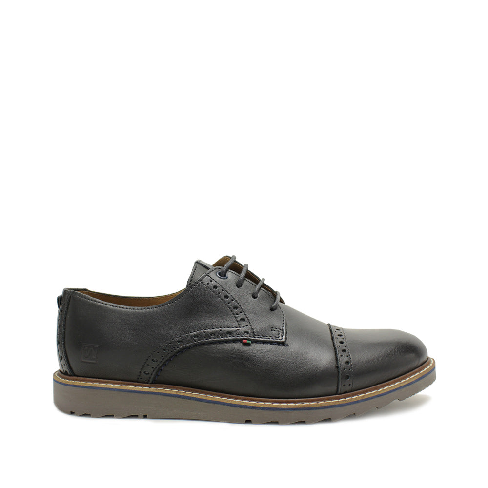 Sapato Casual Homem Pele Preto