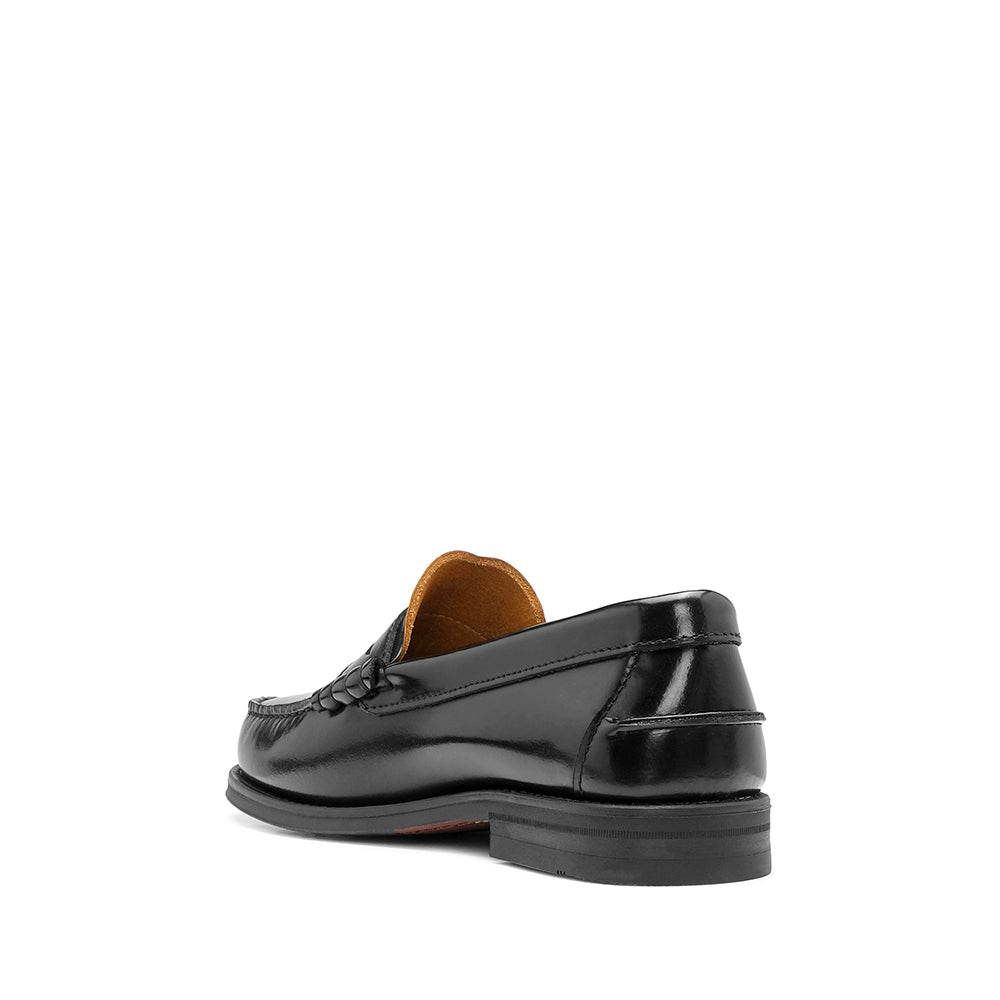 Sapato Mocassim Homem Polido Preto