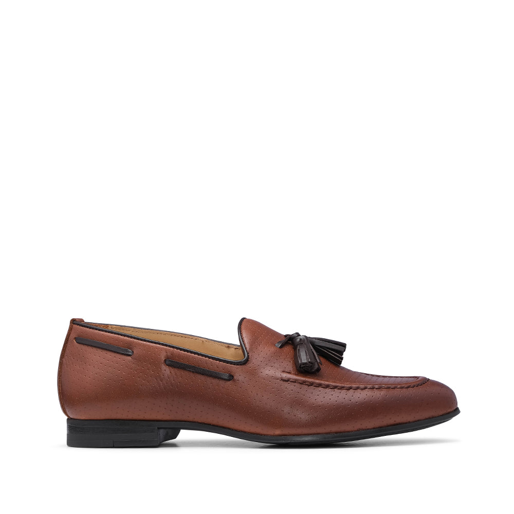 Sapato Clássico Homem Pele Cognac