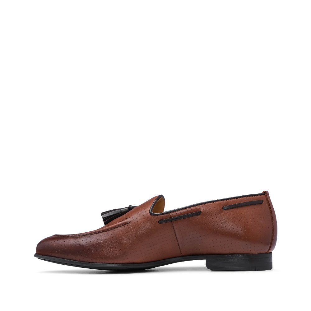 Sapato Clássico Homem Pele Cognac