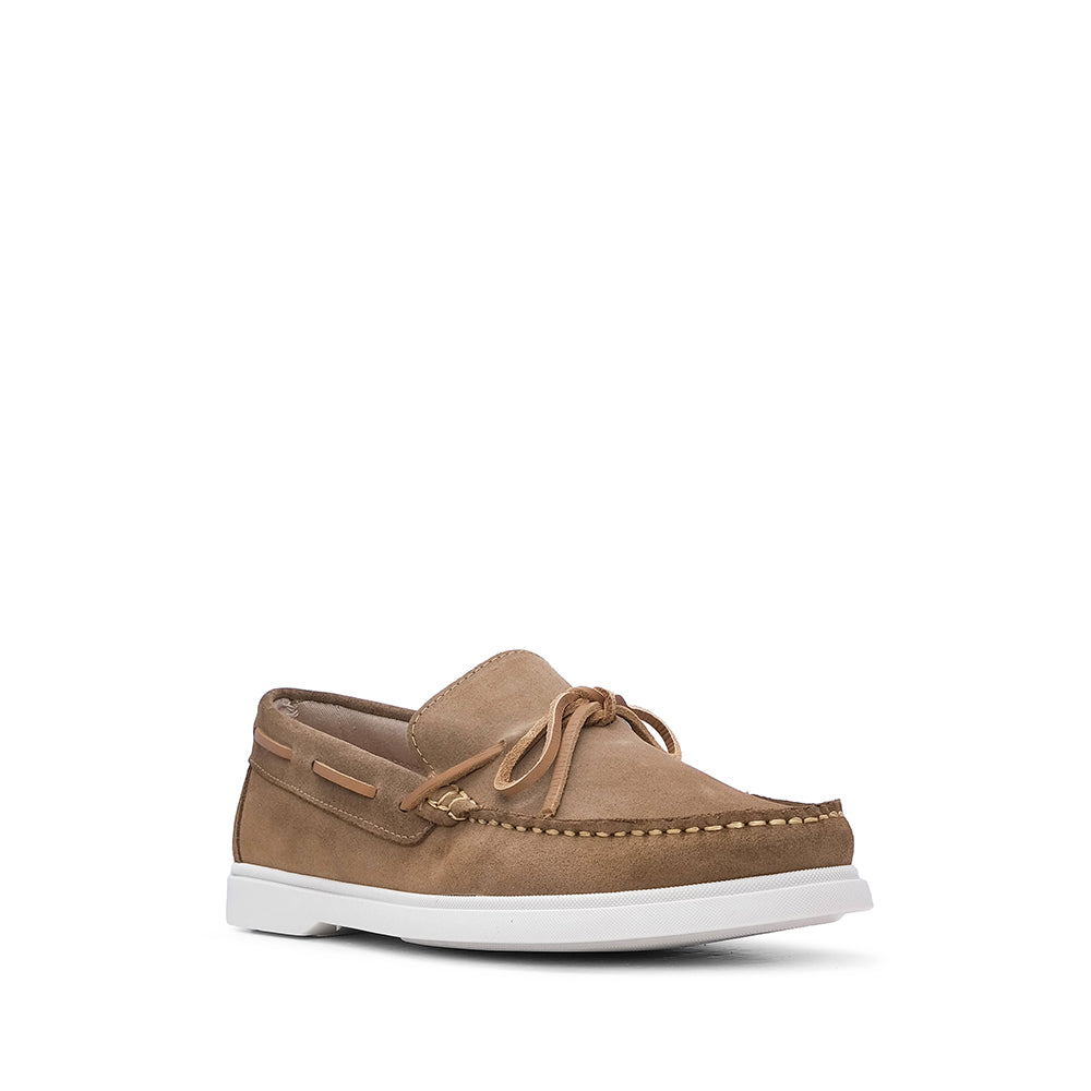 Sapato Vela Homem Camurça Taupe