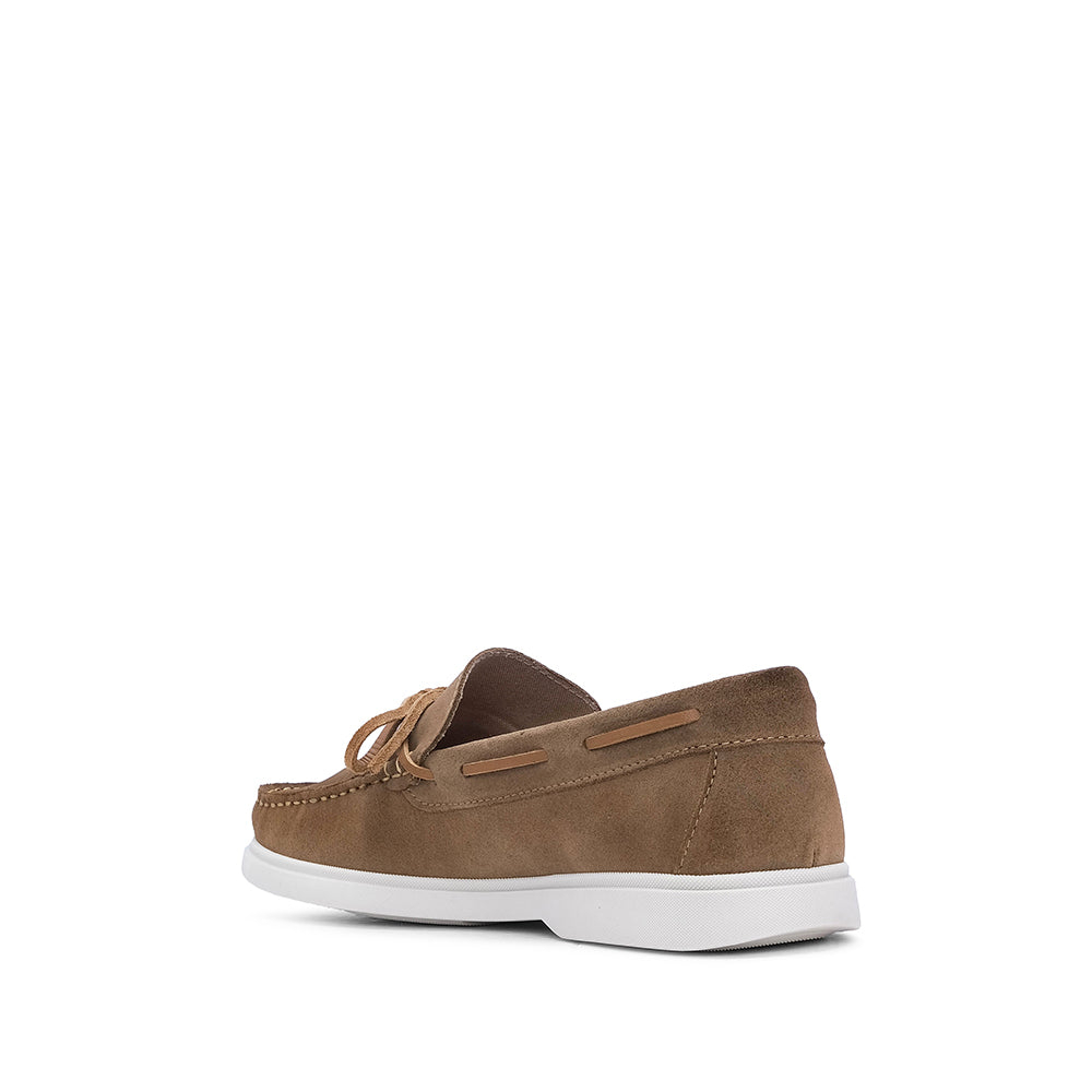 Sapato Vela Homem Camurça Taupe