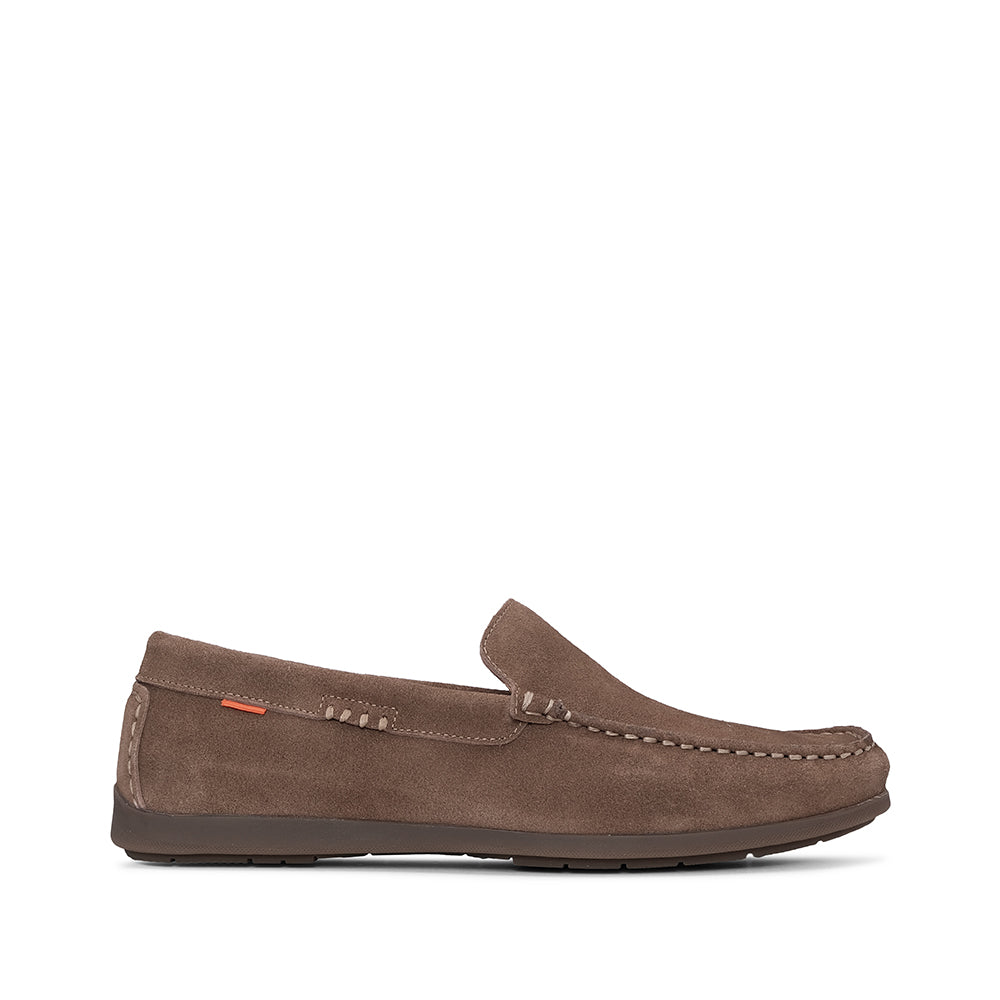 Sapato Casual Homem Camurça Taupe