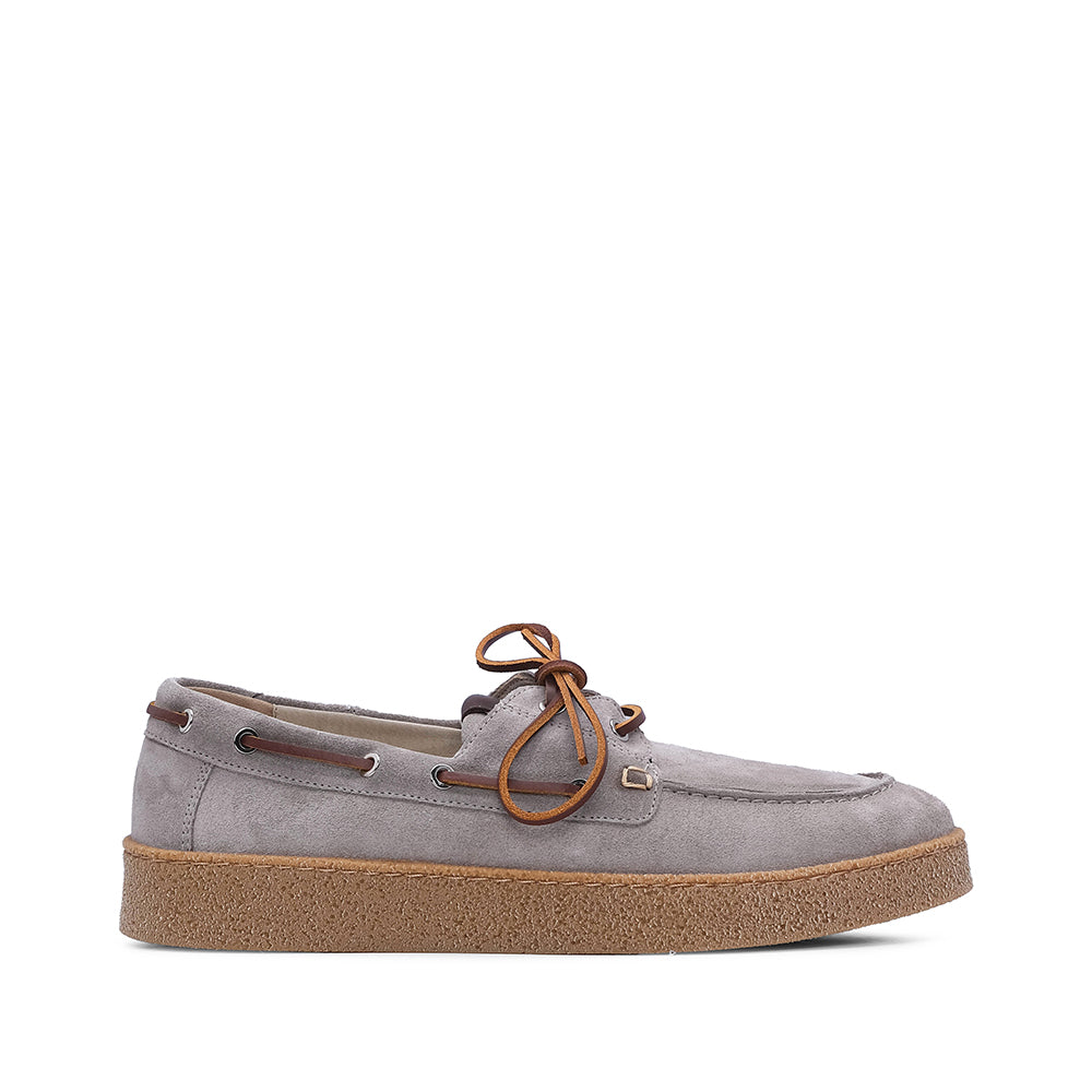 Sapato Casual Homem Camurça Taupe
