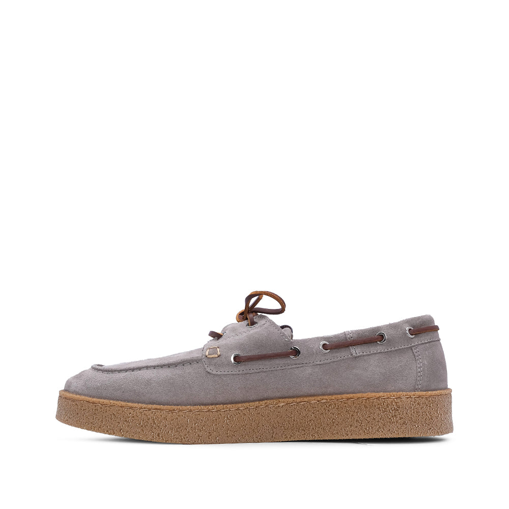Sapato Casual Homem Camurça Taupe