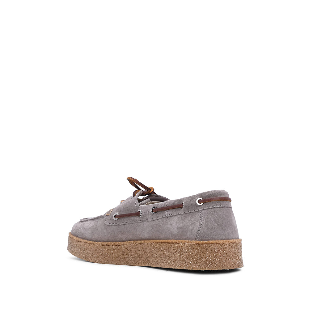 Sapato Casual Homem Camurça Taupe