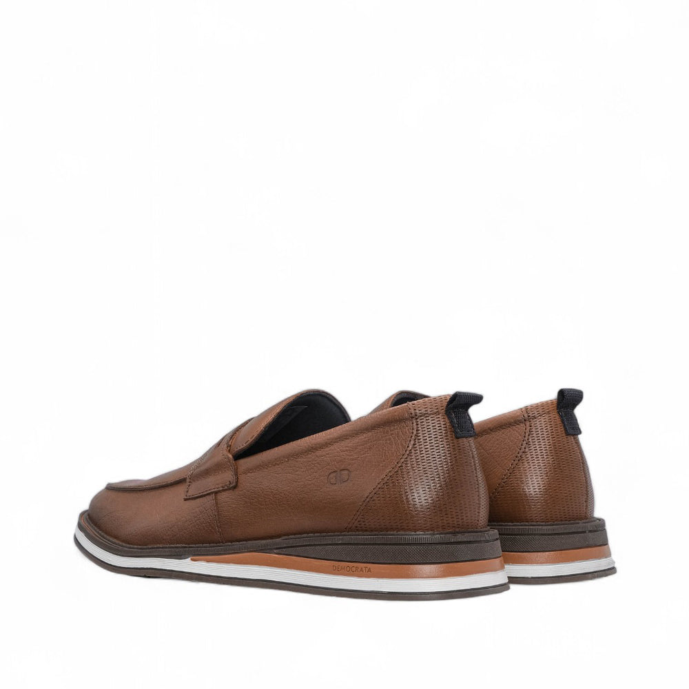 Sapato Casual Homem Pele Cognac