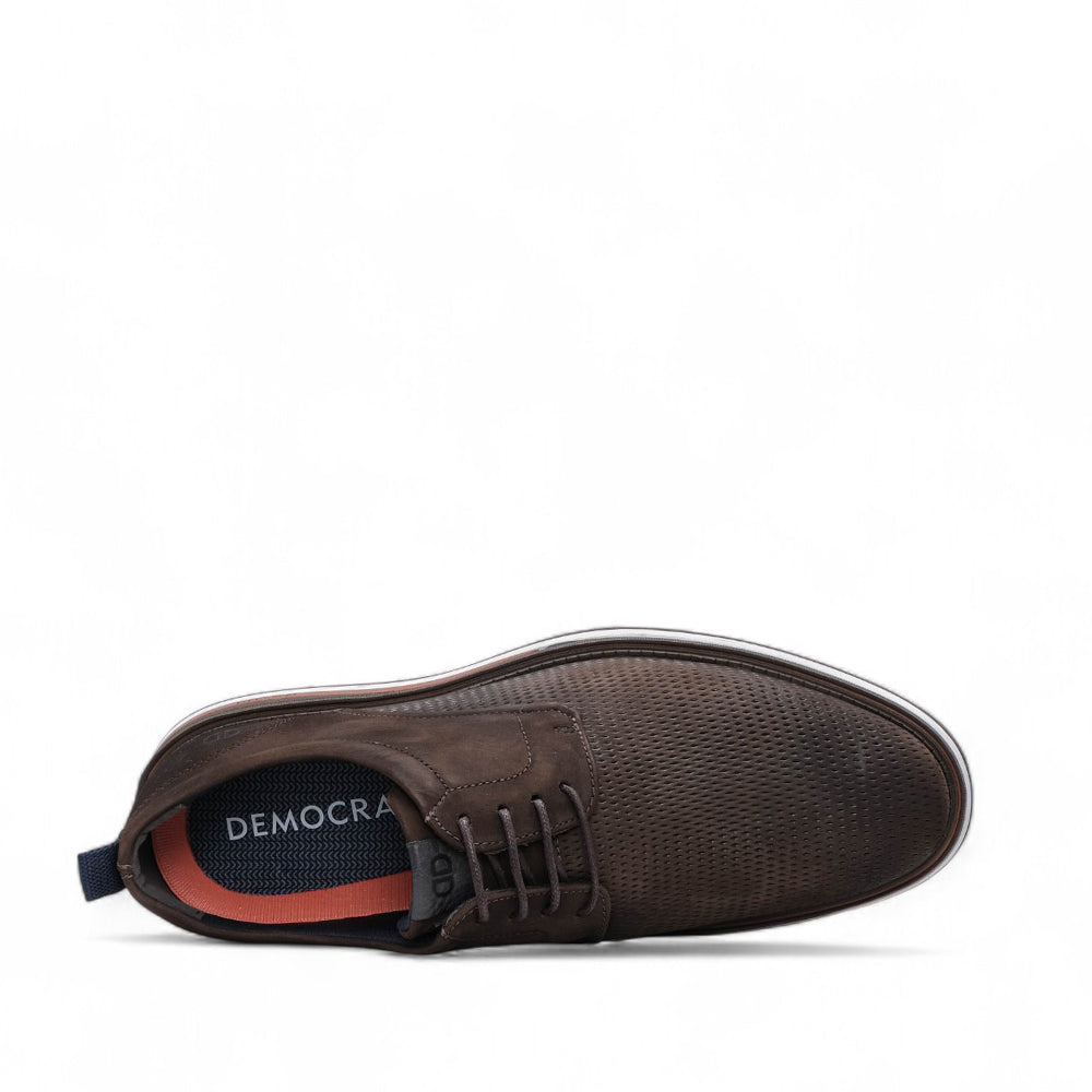 Sapato Casual Homem Pele Café