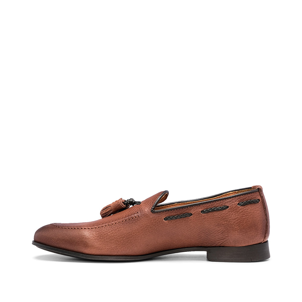 Sapato Clássico Homem Pele Camel