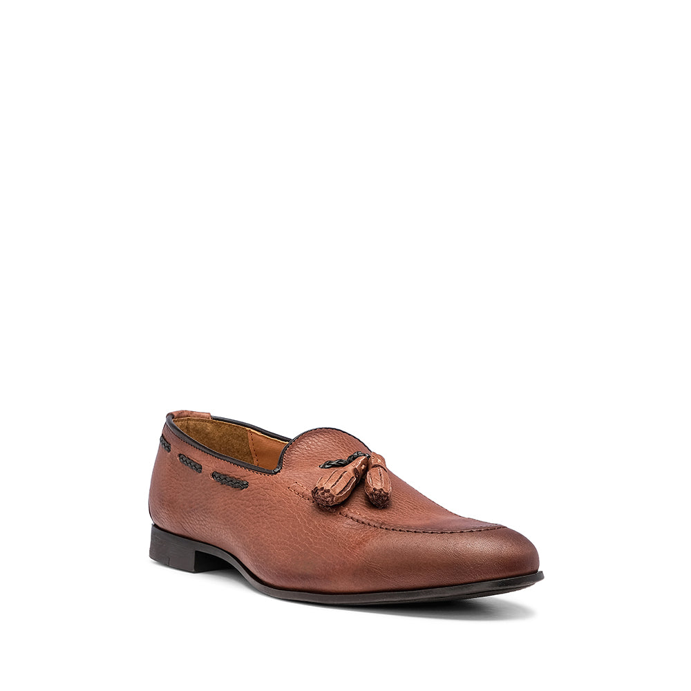 Sapato Clássico Homem Pele Camel