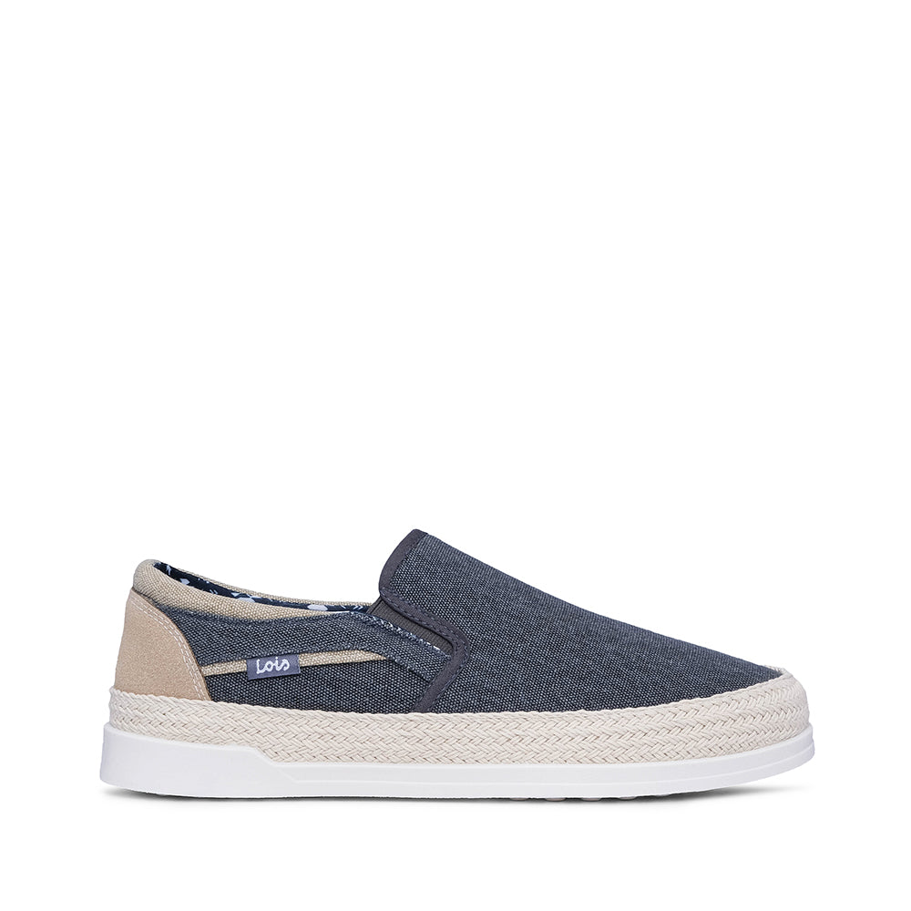 Sapato Casual Homem Pele Sintética Azul Marinho