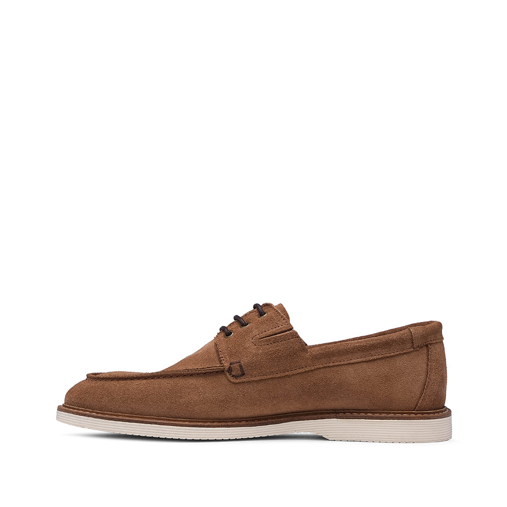 Sapato Vela Homem Camurça Taupe