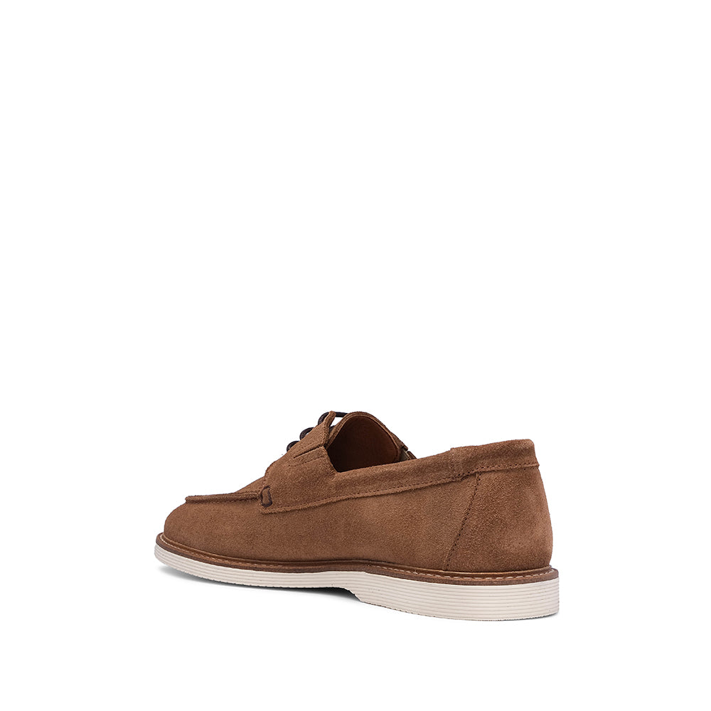 Sapato Vela Homem Camurça Taupe
