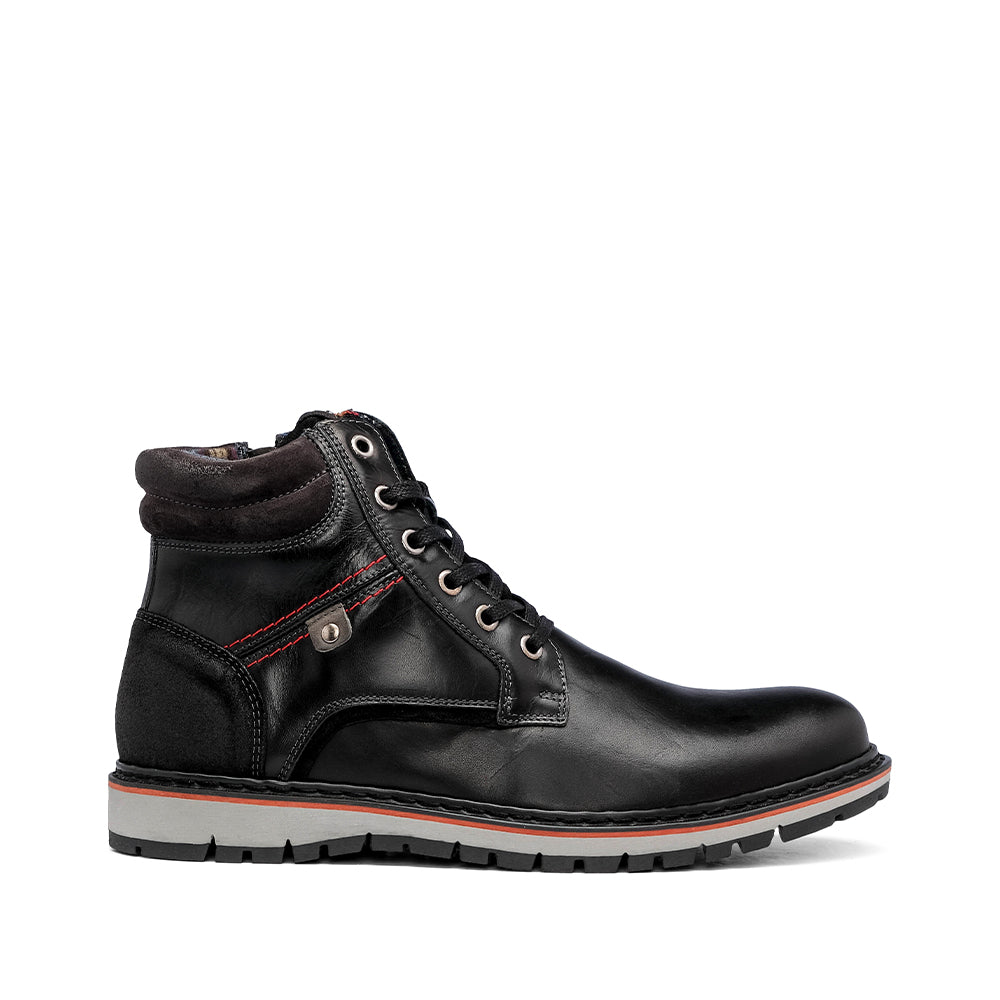 Botim Casual Homem Pele Preto
