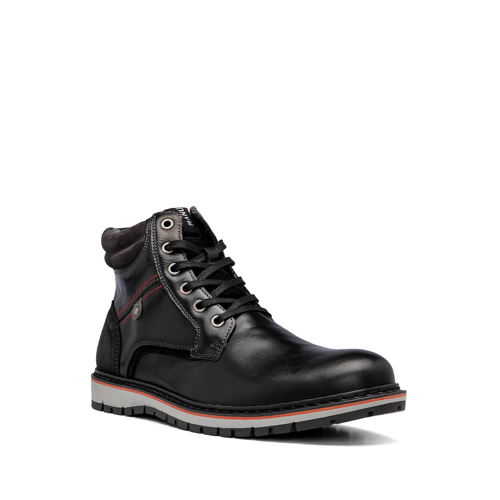 Botim Casual Homem Pele Preto