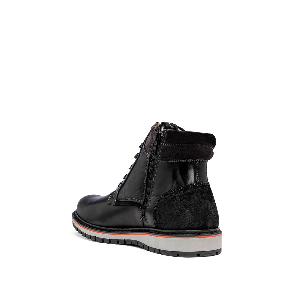 Botim Casual Homem Pele Preto