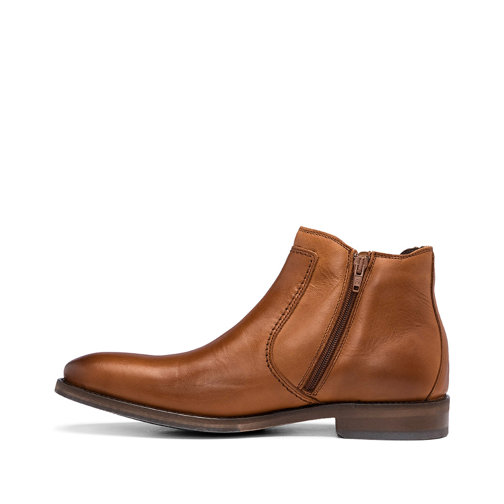 Botim Casual Homem Pele Camel