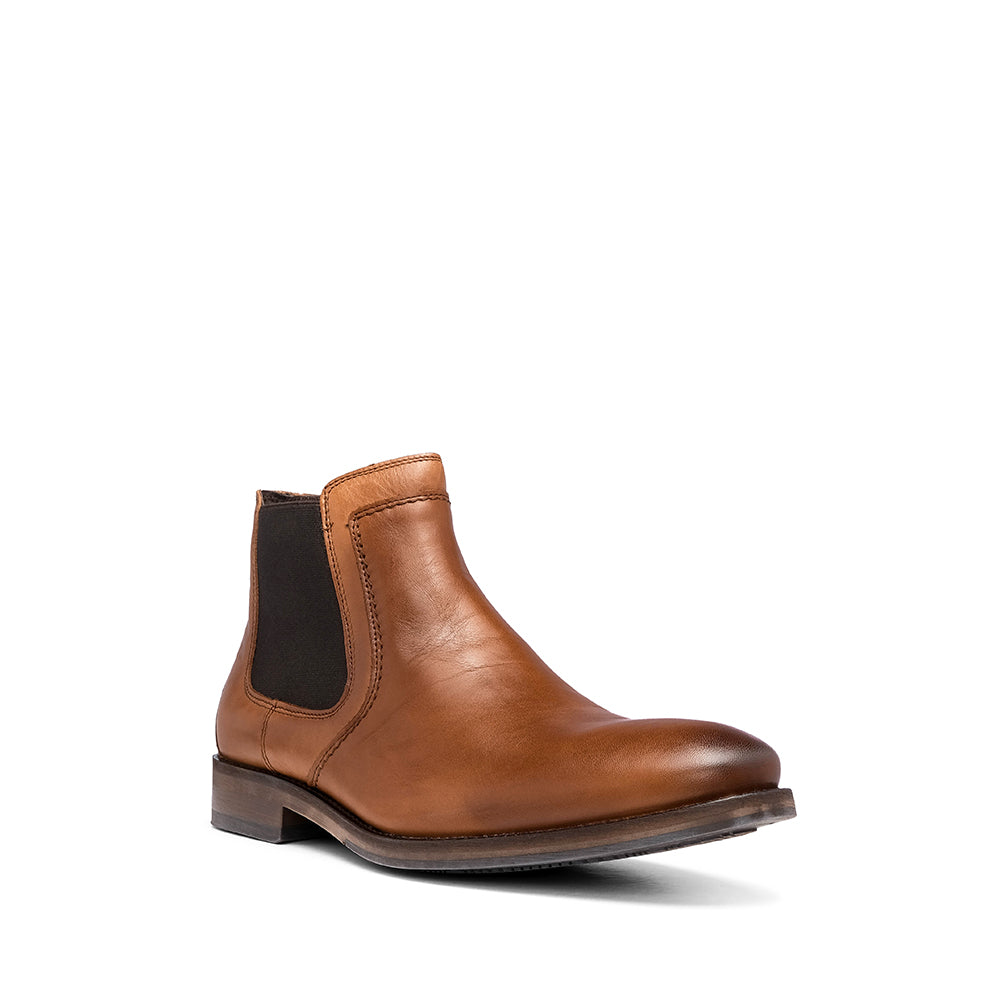 Botim Casual Homem Pele Camel