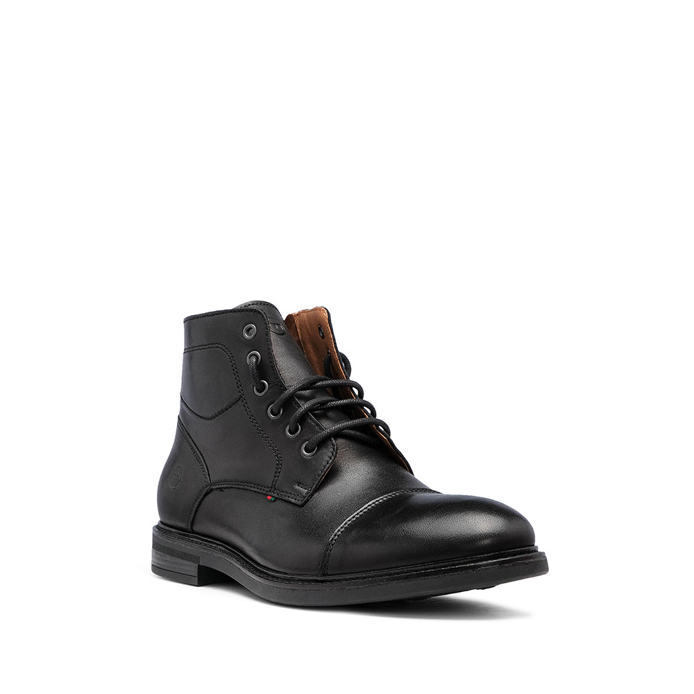 Botim Casual Homem Pele Preto