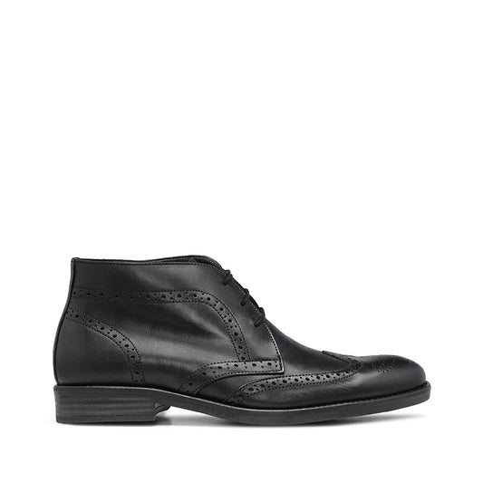 Botim Casual Homem Pele Preto