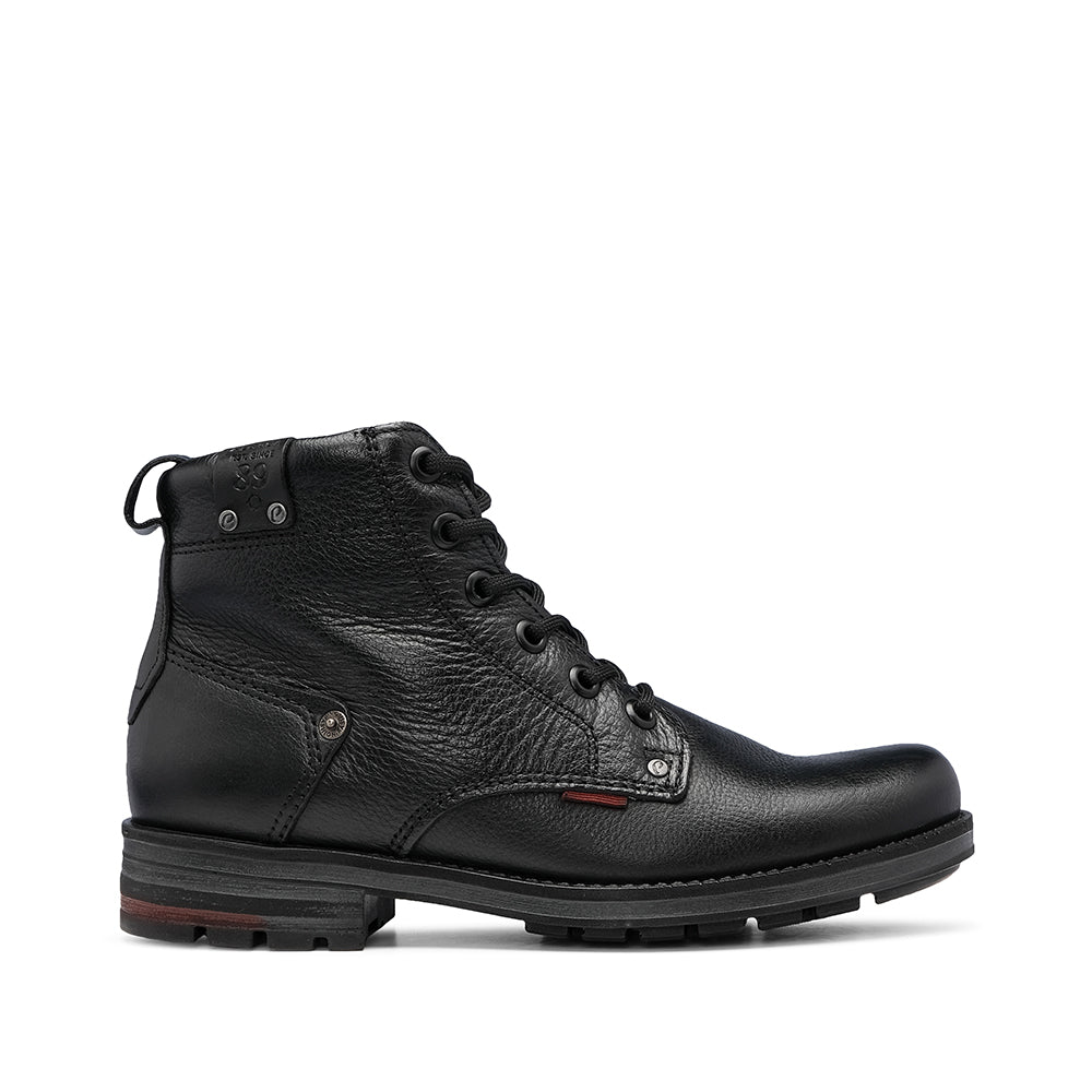 Botim Casual Homem Pele Preto