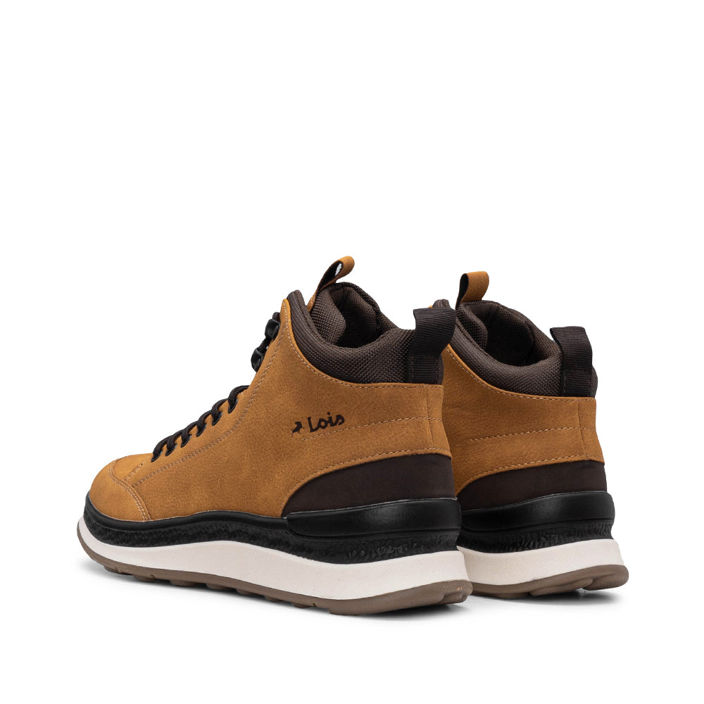 Botim Casual Homem Nobuck Camel