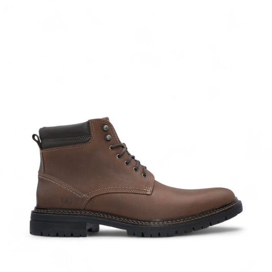 Men's Casual Brown Leather Ankle Boots