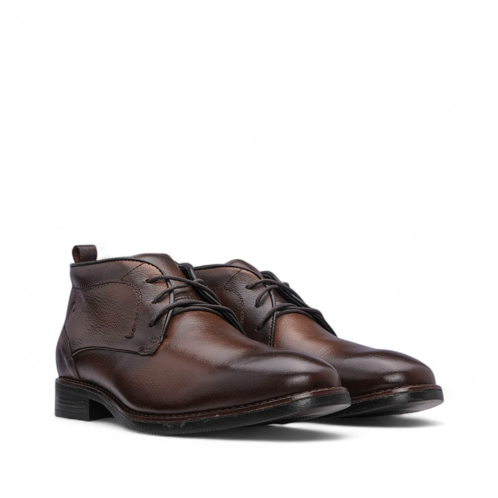 Botim Casual Homem Pele Camel