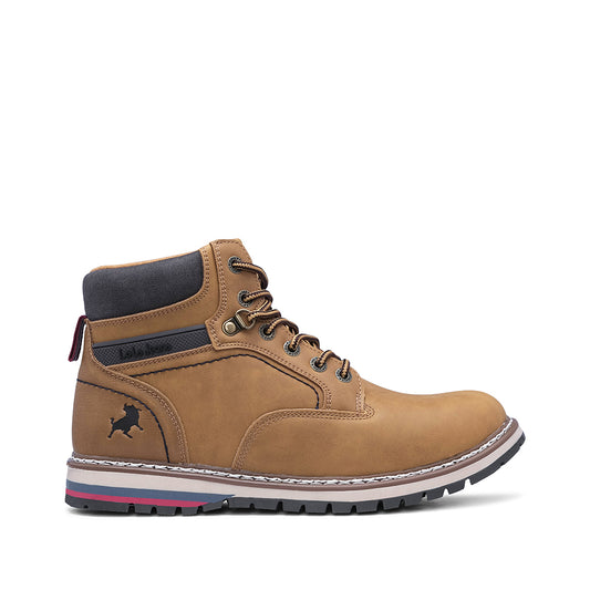 Botim Casual Homem Nobuck Camel