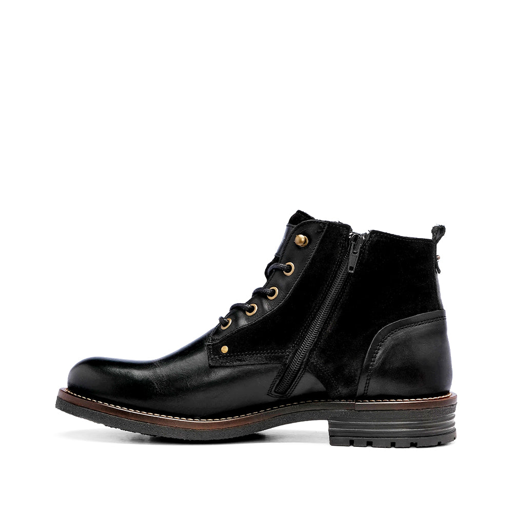 Botim Casual Homem Pele Preto
