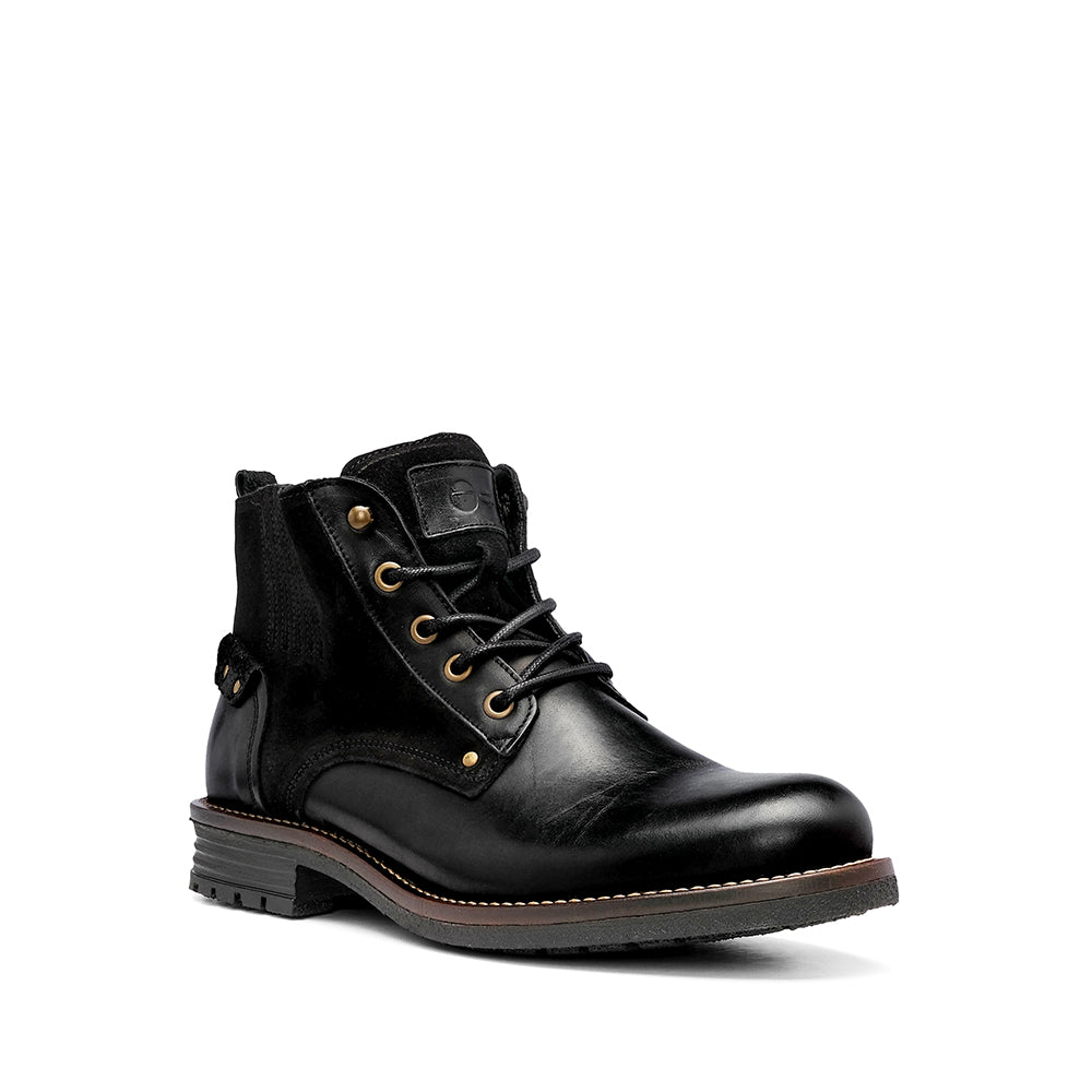 Botim Casual Homem Pele Preto