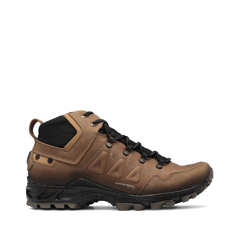 Bota Casual Homem Nobuck Camel
