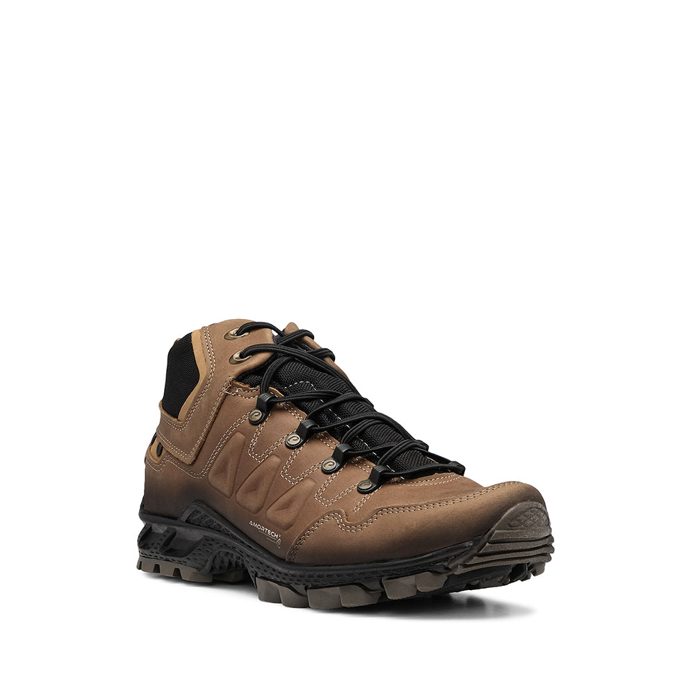 Bota Casual Homem Nobuck Camel