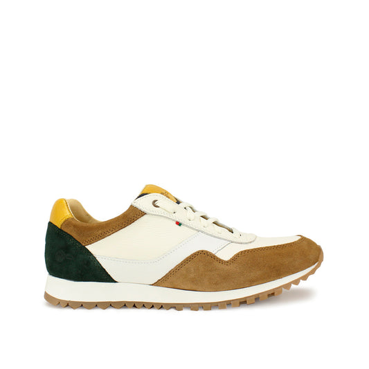 Sapatilha Casual Homem Camurça Camel