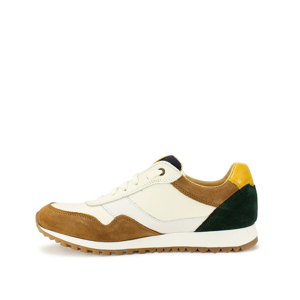 Sapatilha Casual Homem Camurça Camel