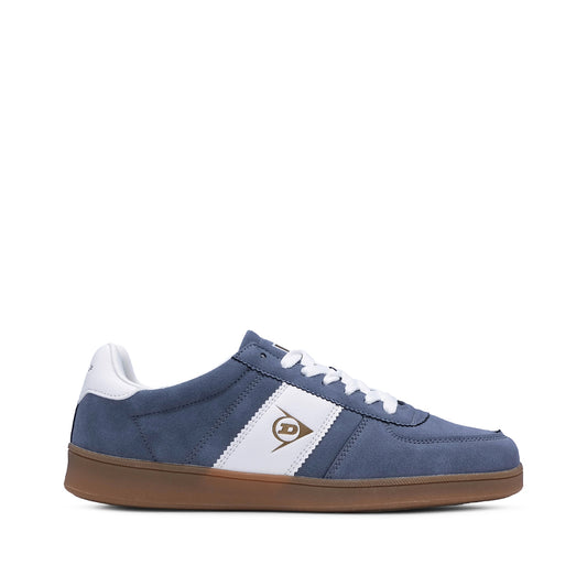 Sapatilha Casual Homem Pele Azul